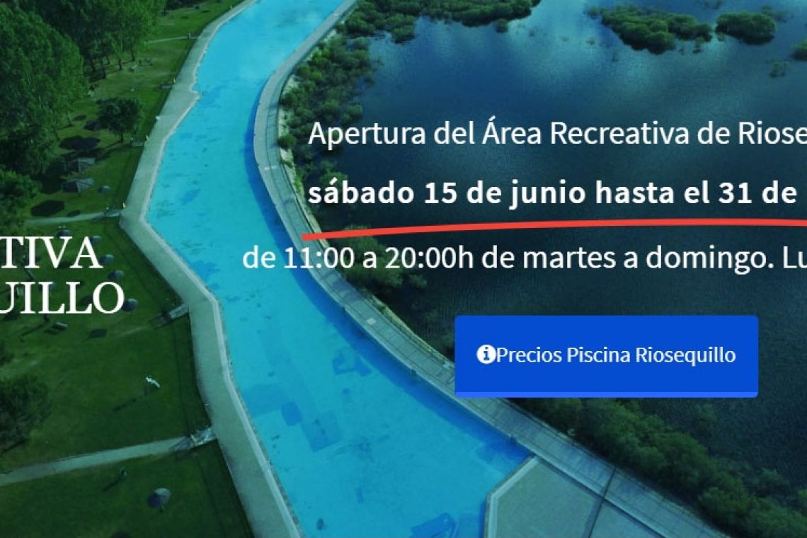 Apertura del Área Recreativa Riosequillo. Temporada 2019.