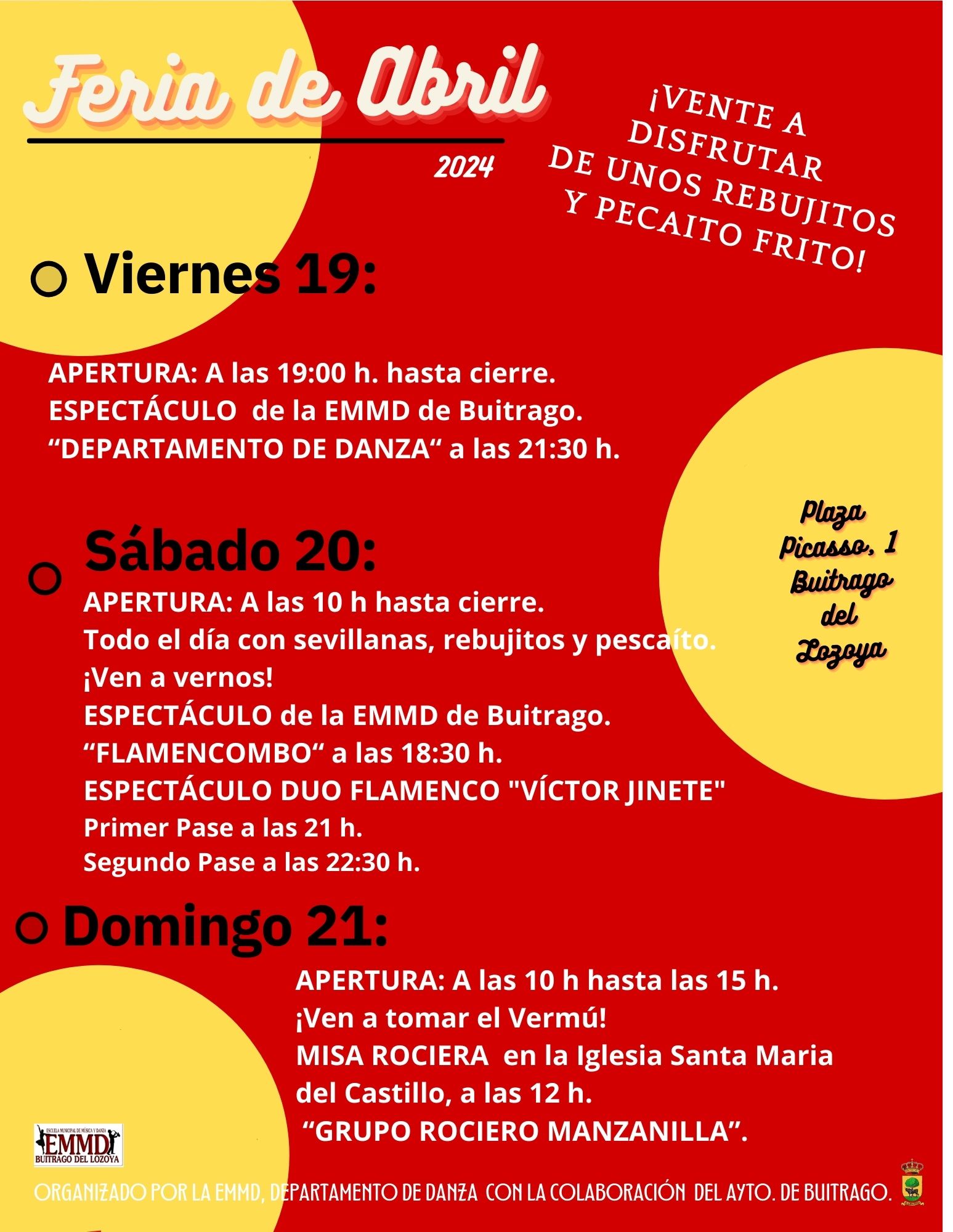 Programa Feria de Abril Buitrago 2024