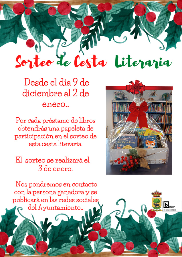 sorteo de cesta literaria