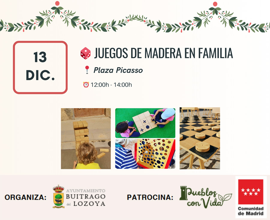 Juegos de madera en familia