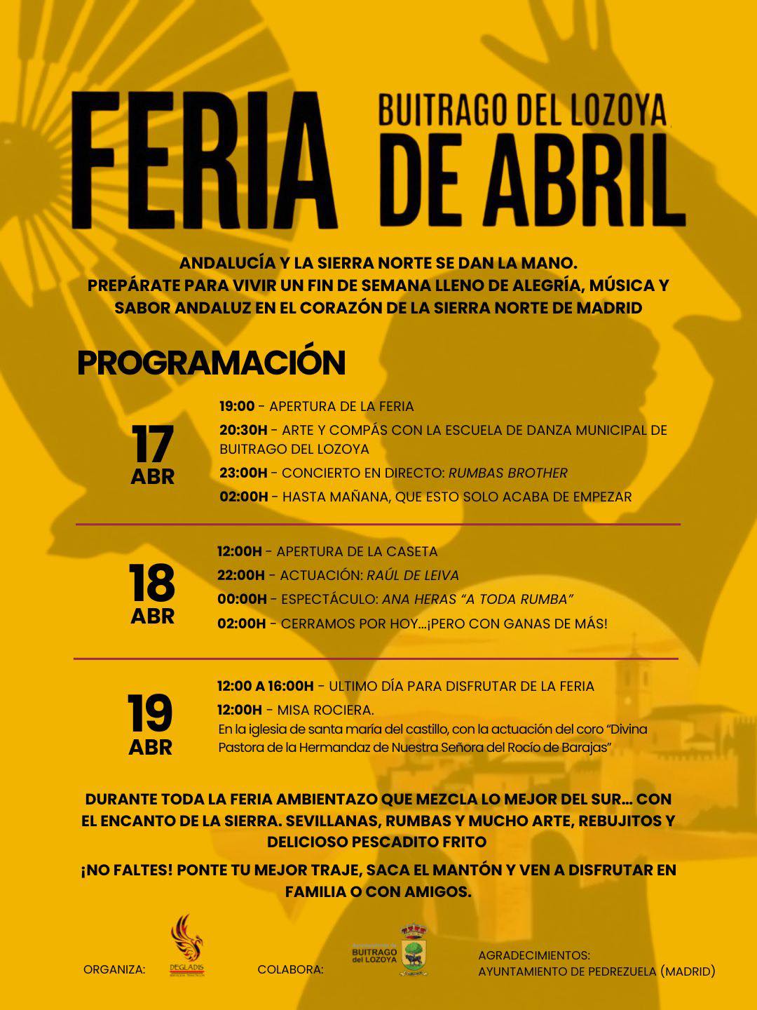 programa feria abril buitrago 2026