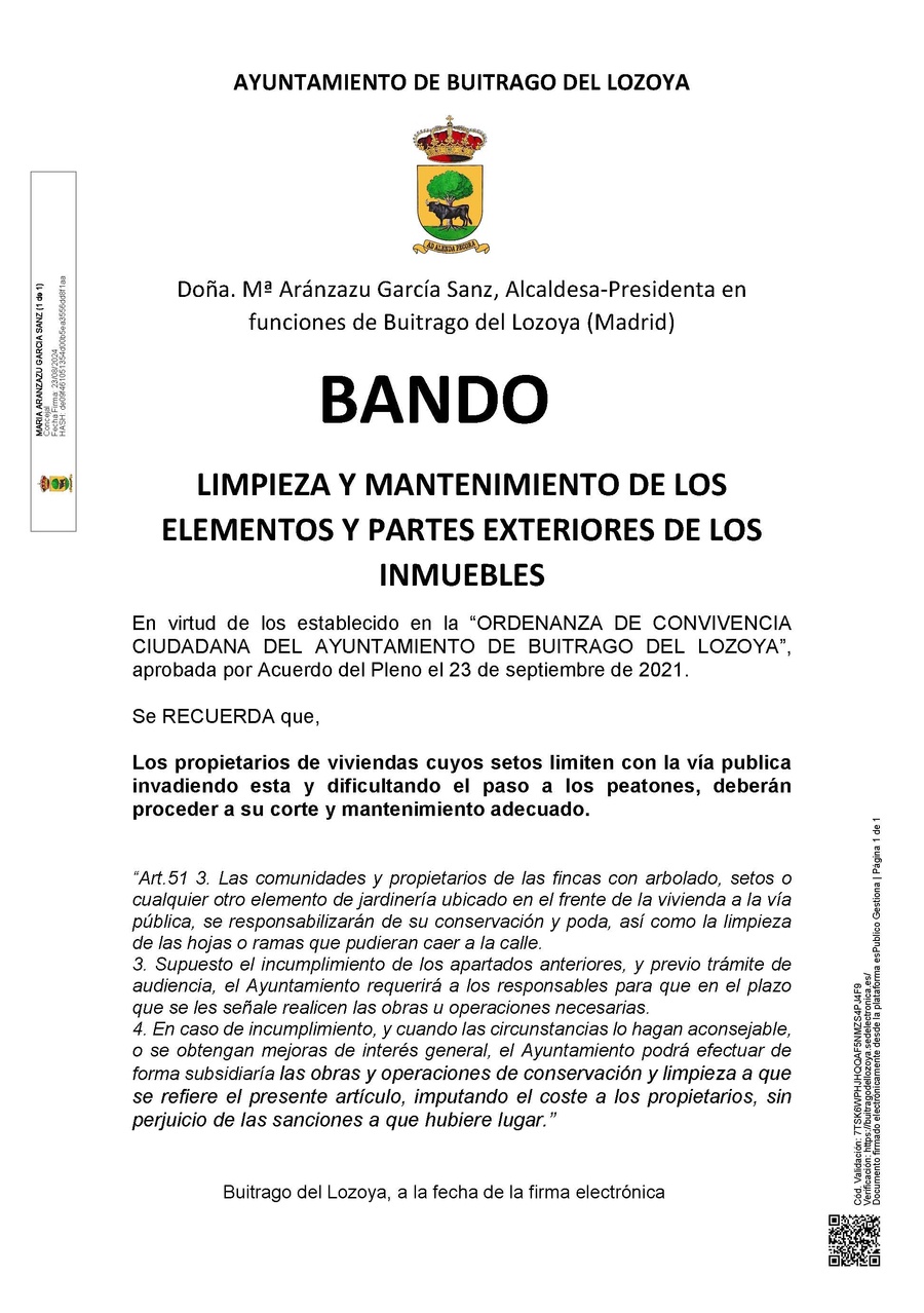 20240823 Otros Bando corta de setos