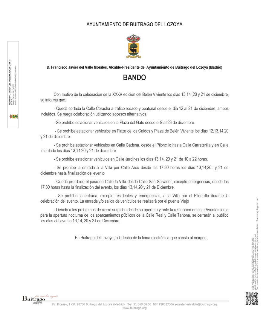 BANDO BELEN VIVIENTE 2025