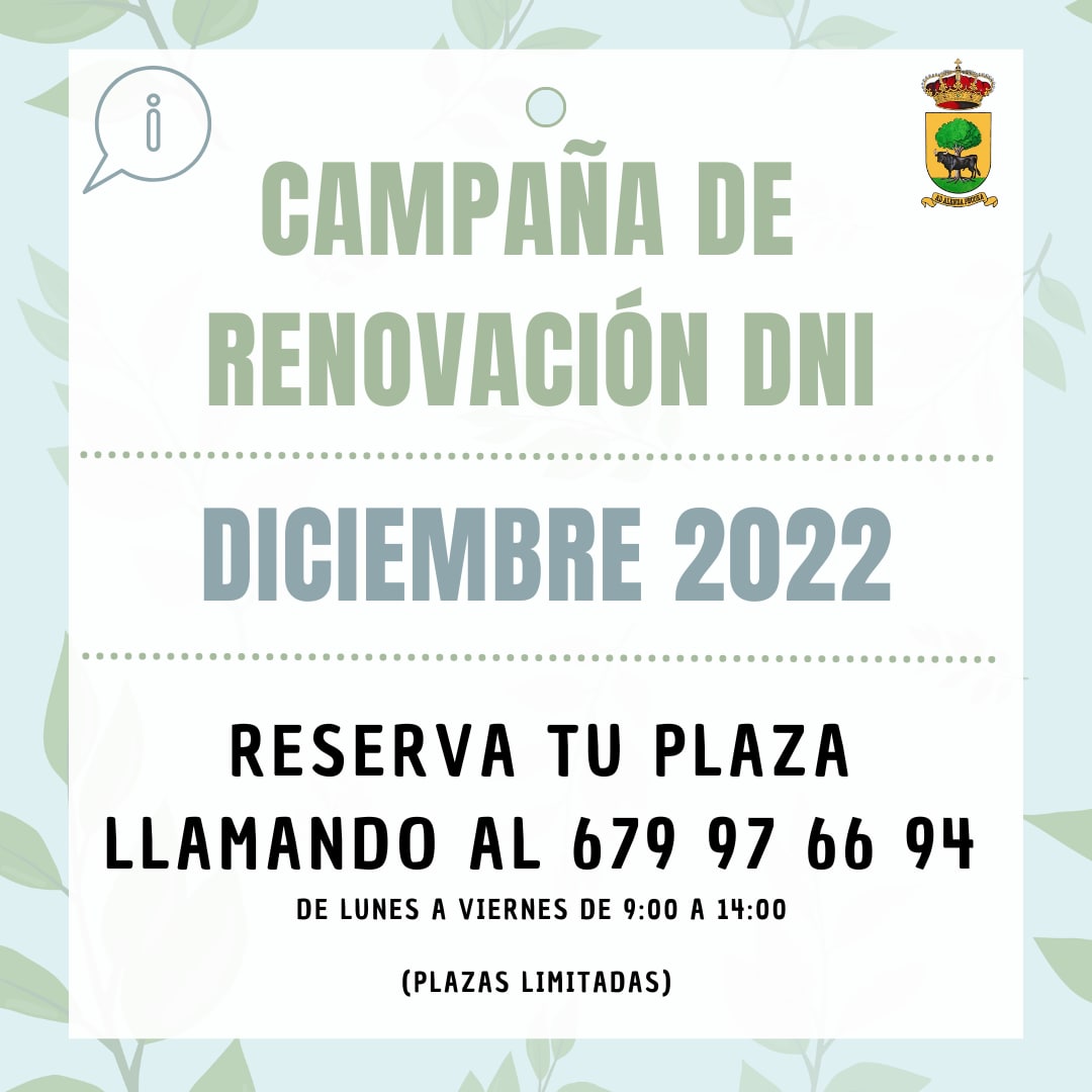 campaña renovacion DNI dic 2022
