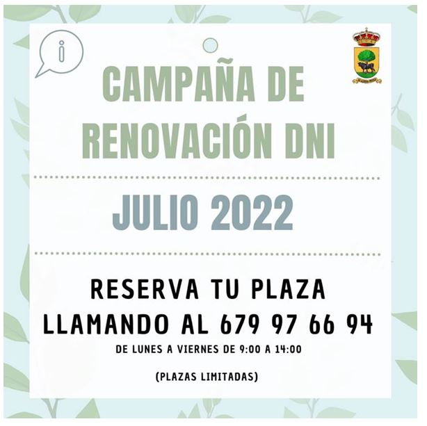 campaña renovacion DNI jul 2022