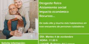 Encuentro de familiares y cuidadores de personas mayores