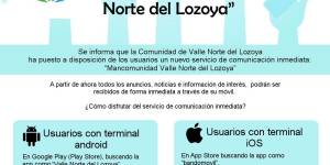 Nuevo servicio de comunicación "Mancomunidad Valle Norte del Lozoya"