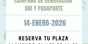 Campaña de renovación DNI, 14 de enero 2026