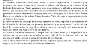 Noticias de Buitrago. XVII edición del Festival de música Marqués de Santillana