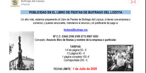Publicidad Libro de Fiestas 2025