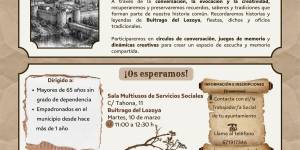 Taller: "Historias que nos cuentan quiénes somos". Proyecto CUÍDAME III