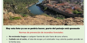 Campaña de sensibilización sobre riesgos de incendios forestales