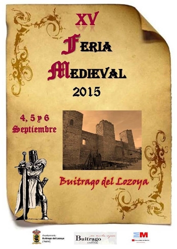 Programa XV Feria Medieval cartel