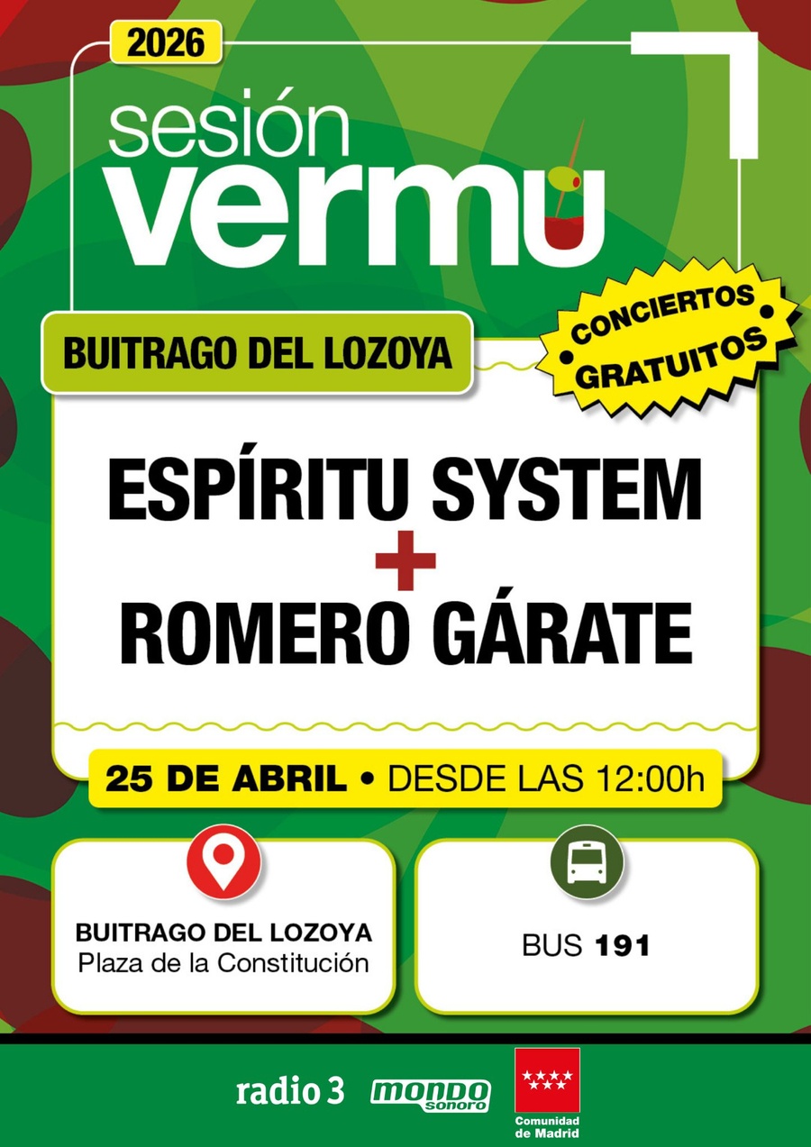 Música en directo en la Plaza de la Constitución. Sesión Vermú 2026, 74 North Band y DJ  Anto Sanz