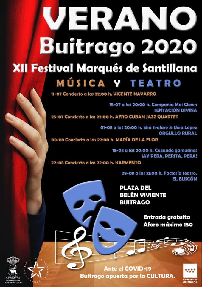 musica y teatro buitrago verano 2020