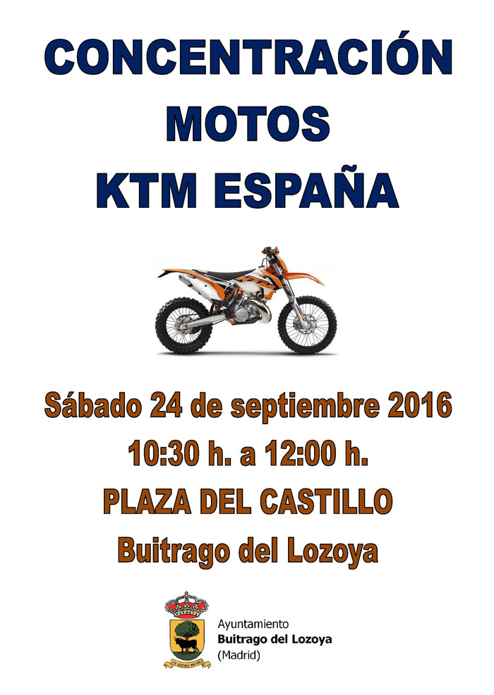 Concentracion Motos KTM BuitragodelLozoya