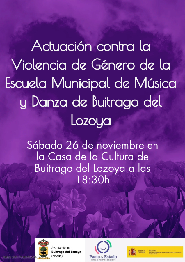 Semana contra la violencia de género en Buitrago del Lozoya